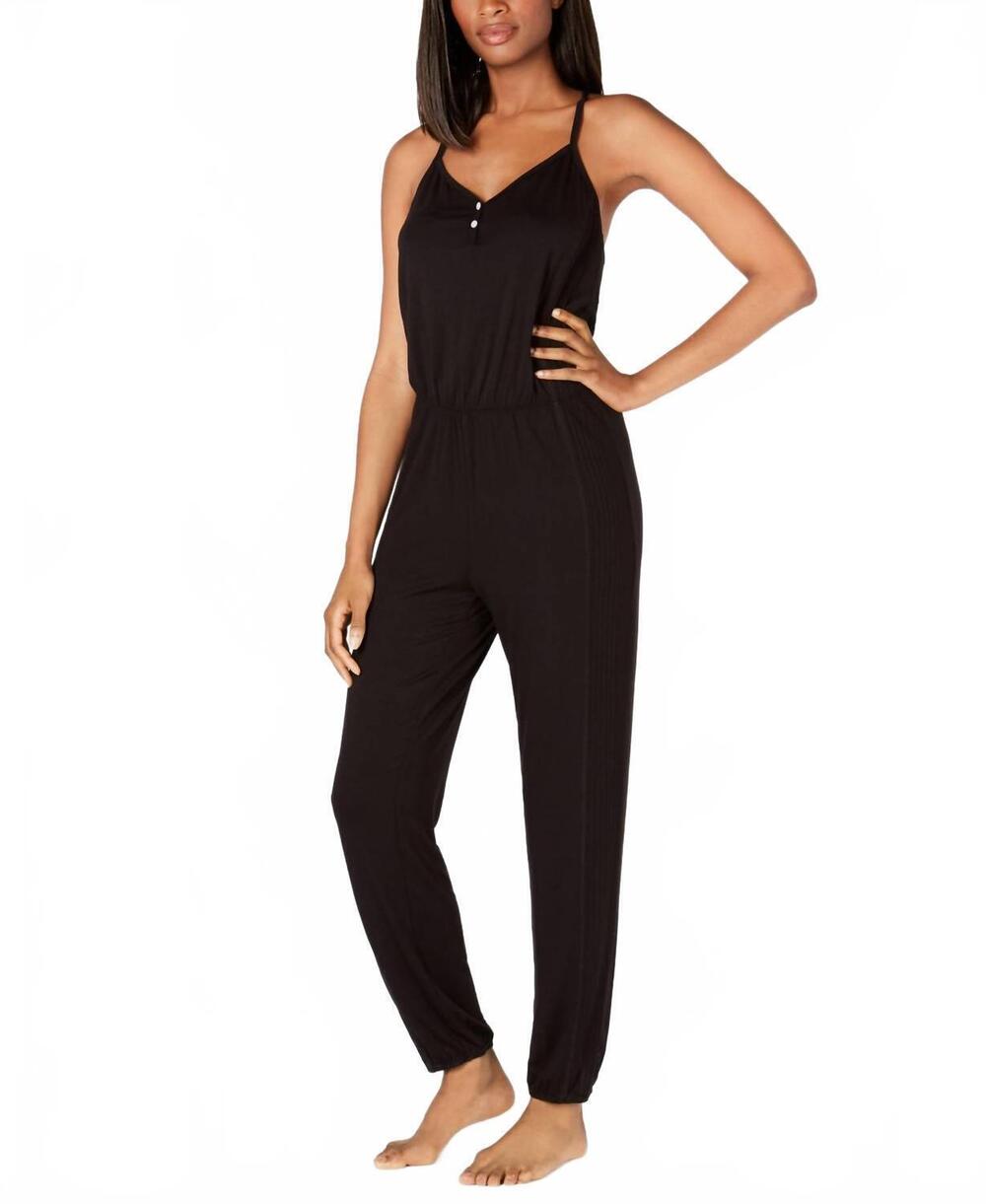 NEW ALFANI knit pajama jumpsuit in black
